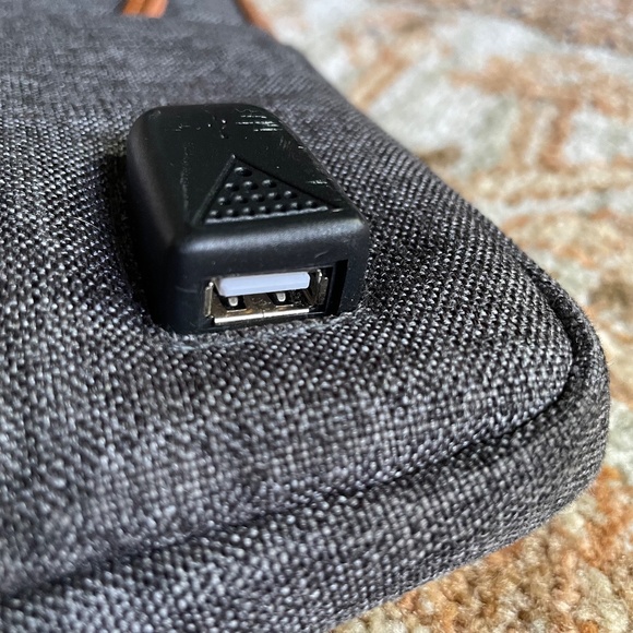 Domiso 13.3" Waterproof Functional Laptop Sleeve Briefcase With USB Battery Cord - Picture 6 of 15